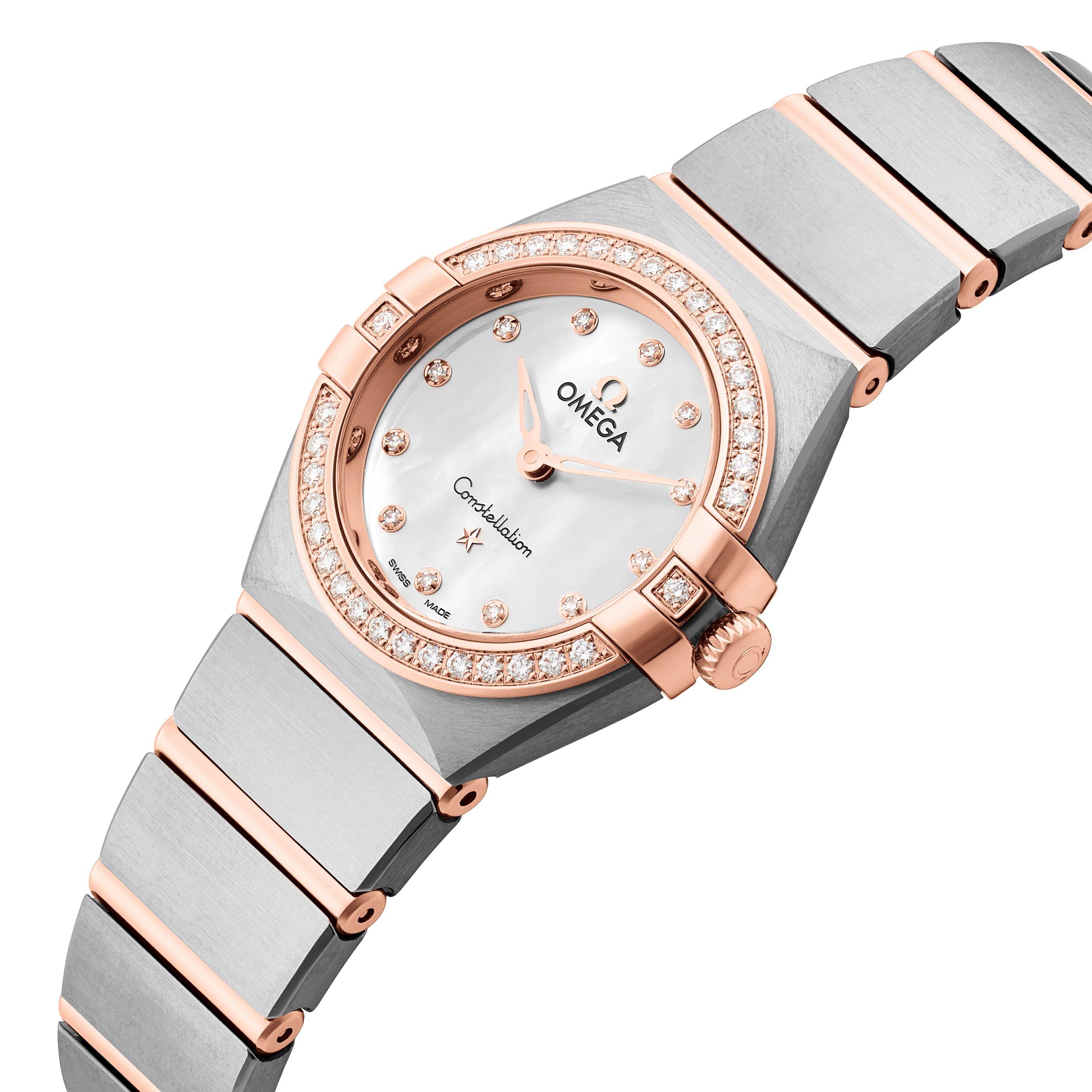 OMEGA Constellation 25mm 18K Sedna Gold Diamond Ladies Watch 3 OMEGA Constellation 25mm 18K Sedna Gold Diamond Ladies Watch