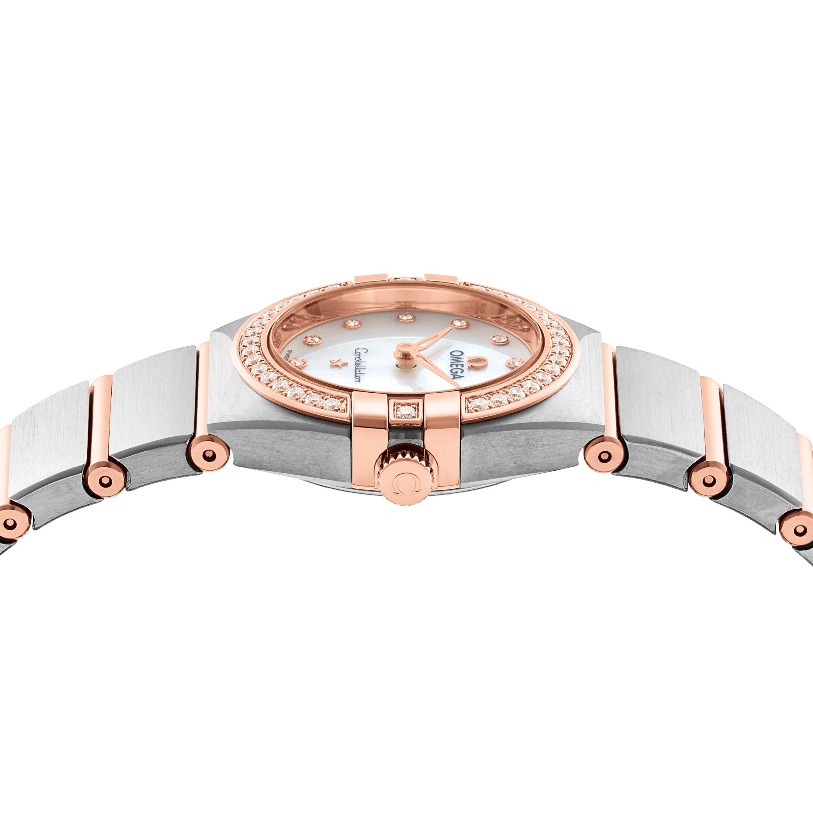 OMEGA Constellation 25mm 18K Sedna Gold Diamond Ladies Watch 4 OMEGA Constellation 25mm 18K Sedna Gold Diamond Ladies Watch