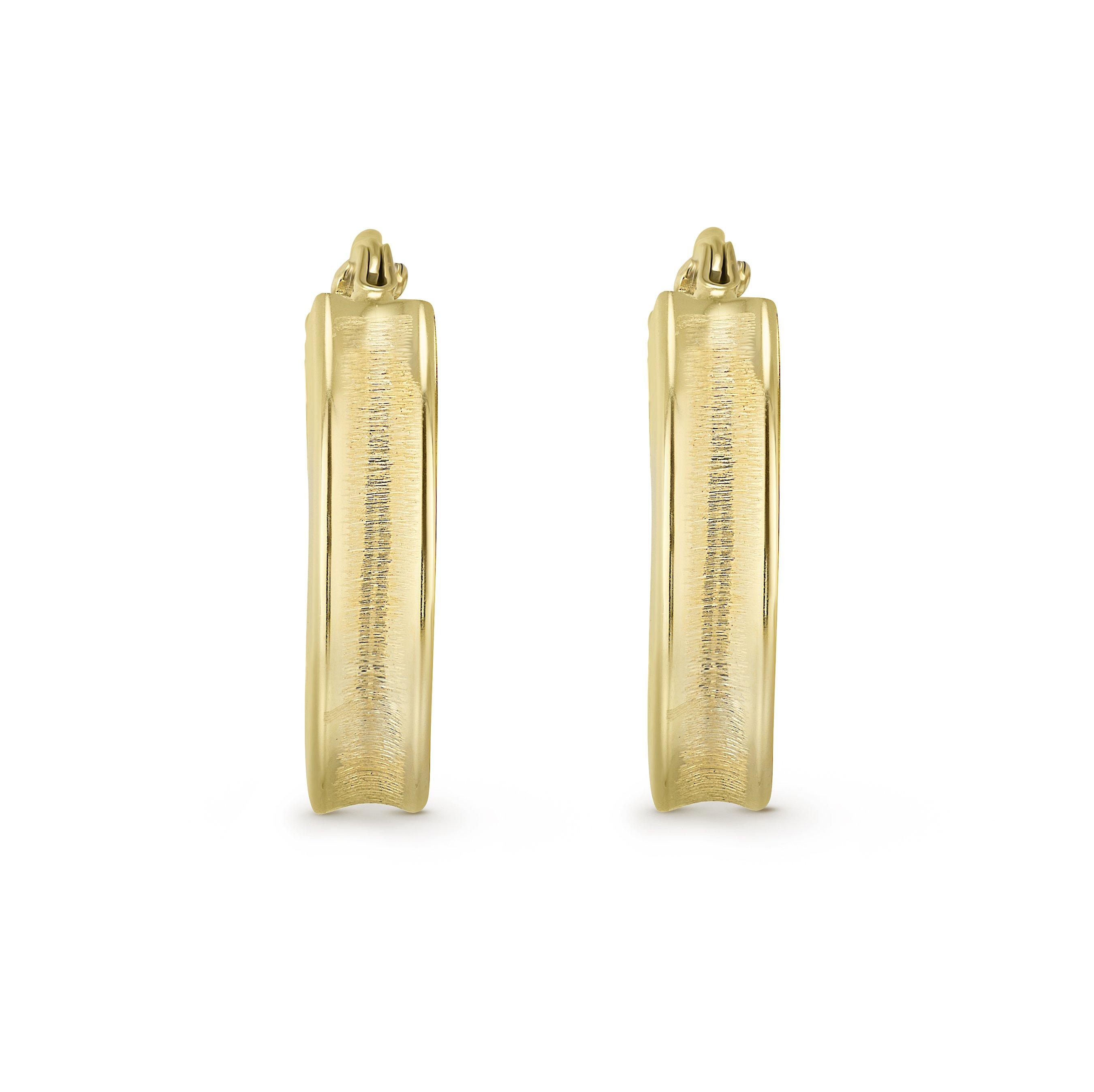 Beaverbrooks 9ct Yellow Gold Hoop Earrings 3 Beaverbrooks 9ct Yellow Gold Hoop Earrings