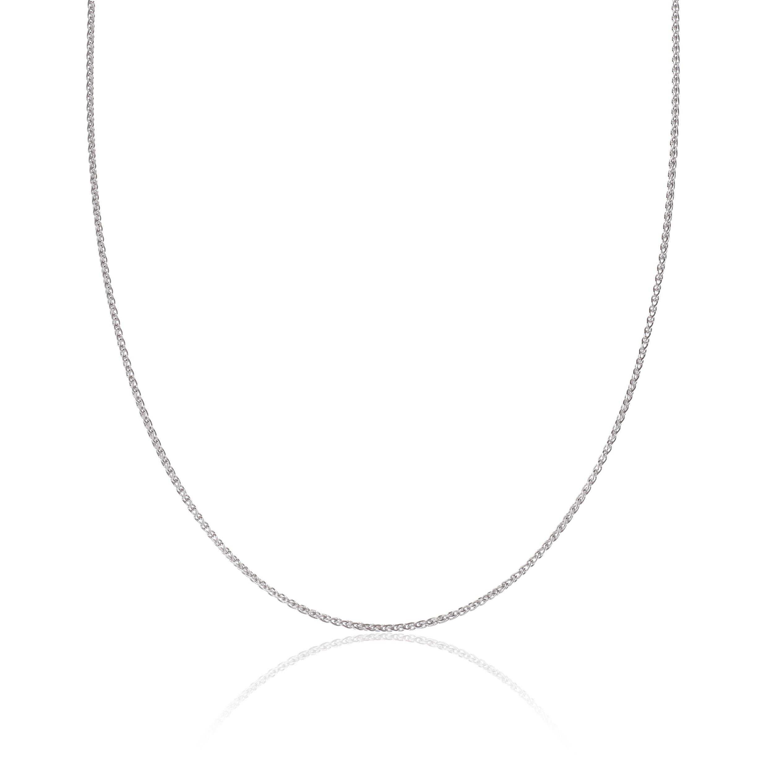 Beaverbrooks 9ct White Gold Spiga Chain