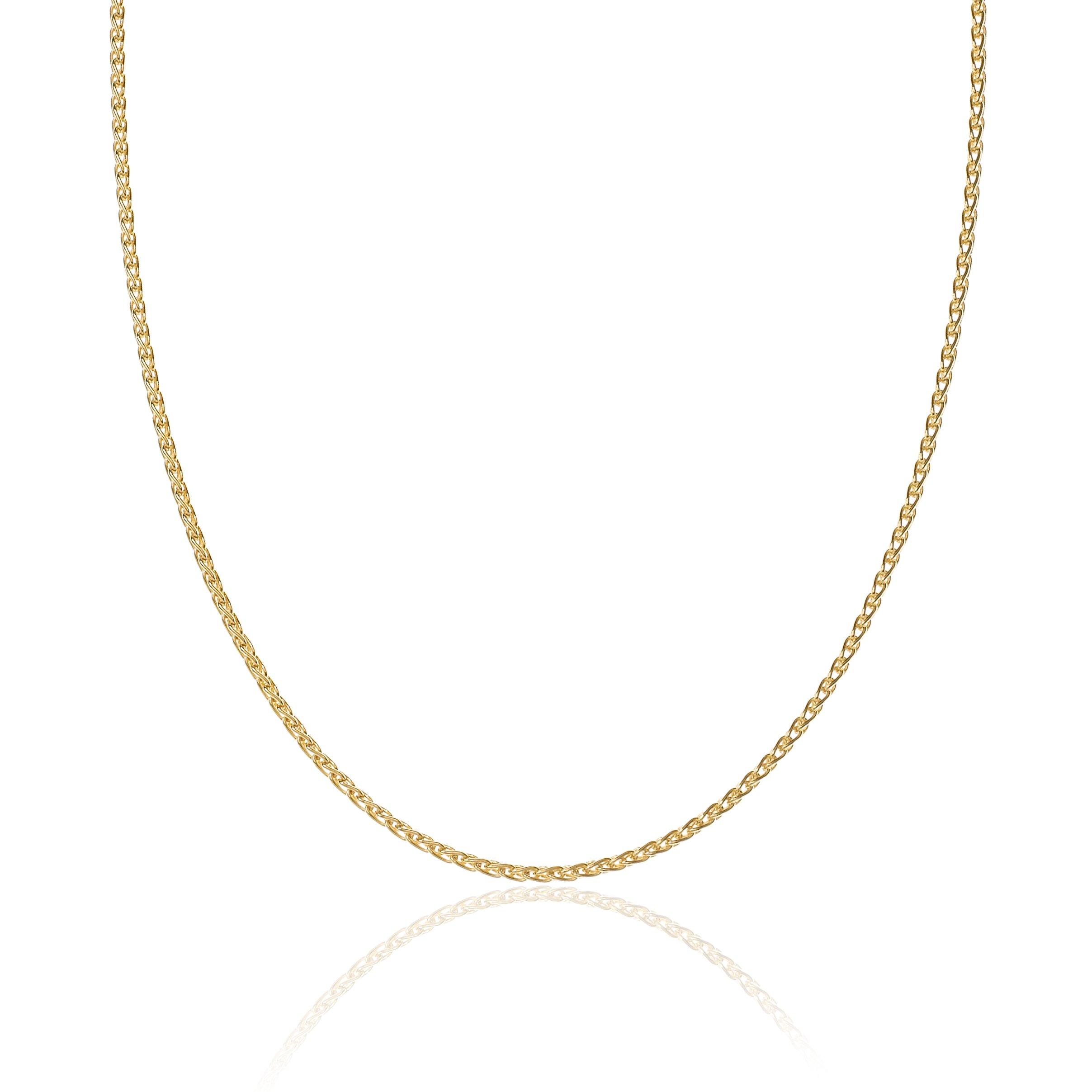 Beaverbrooks 9ct Yellow Gold Spiga Chain