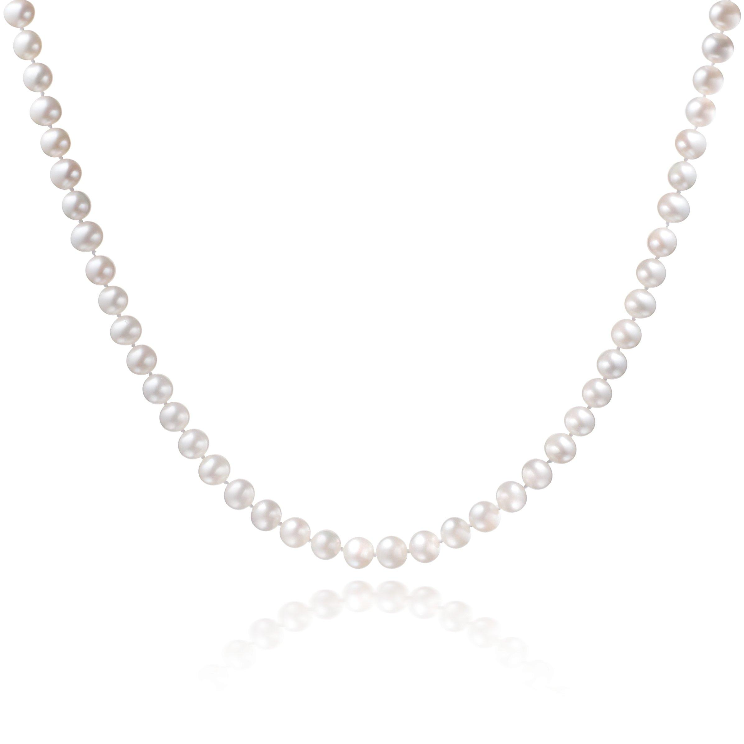 Beaverbrooks 9ct White Gold Freshwater Cultured Pearl Necklace