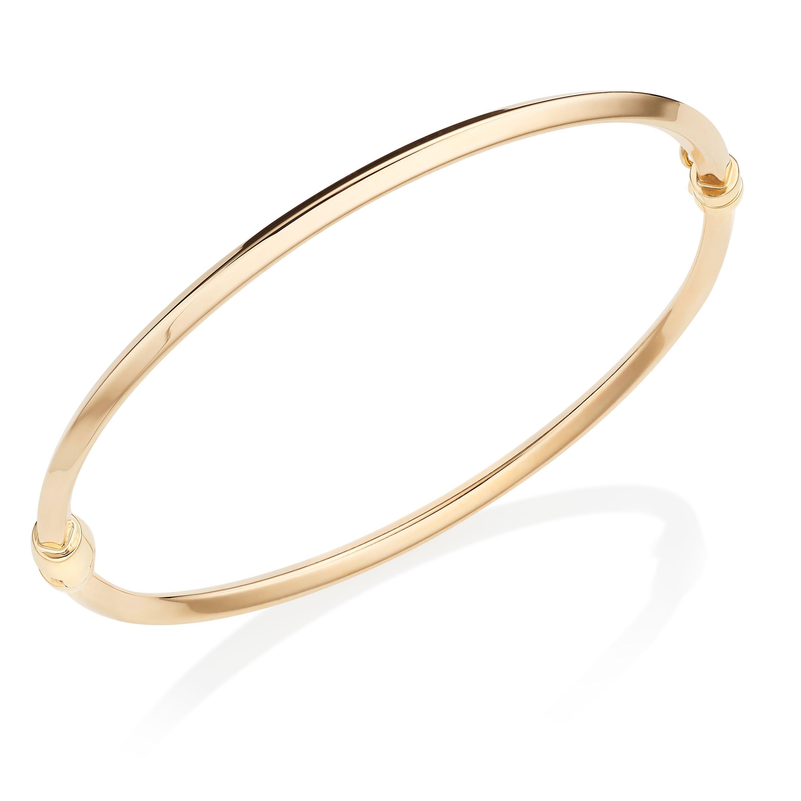 Beaverbrooks 9ct Yellow Gold Bangle