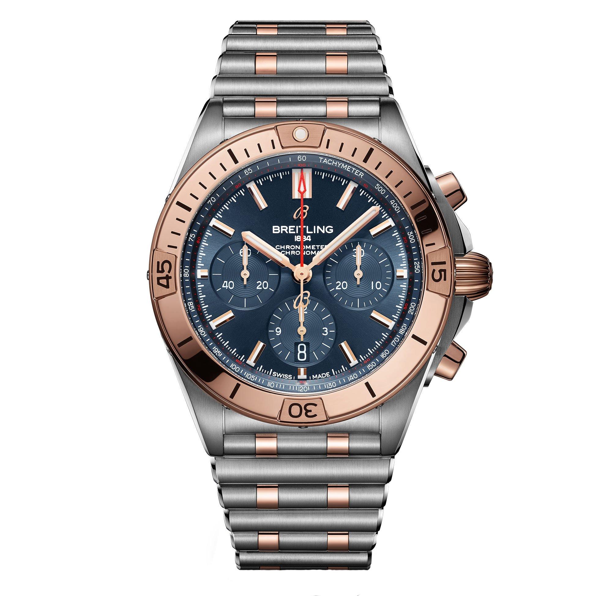 Breitling Chronomat B01 42mm Stainless Steel and 18ct Rose Gold Automatic Men's Watch