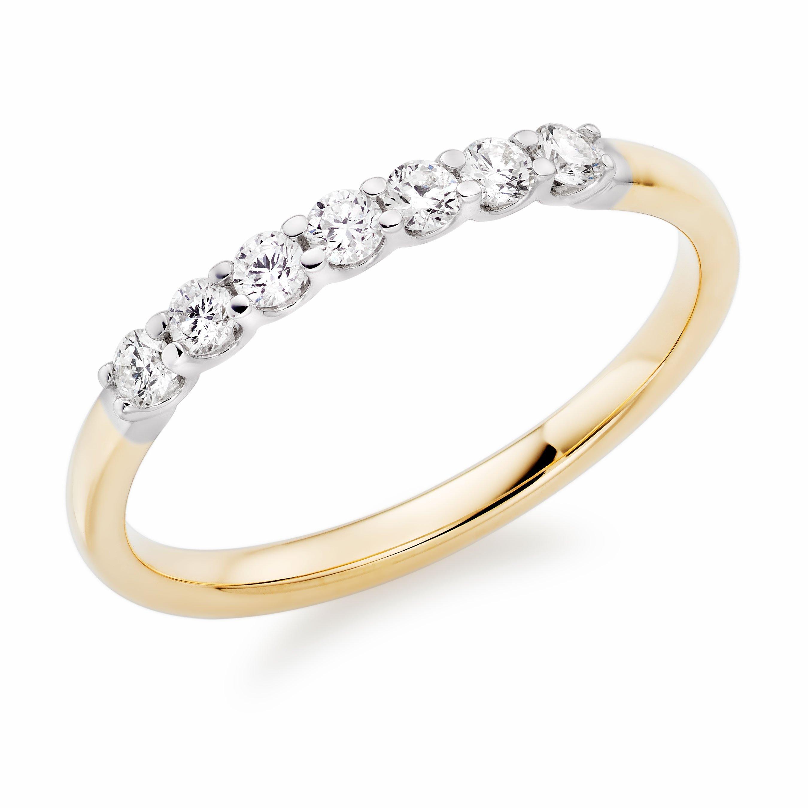 Beaverbrooks 9ct Yellow Gold Diamond 2mm Wedding Ring