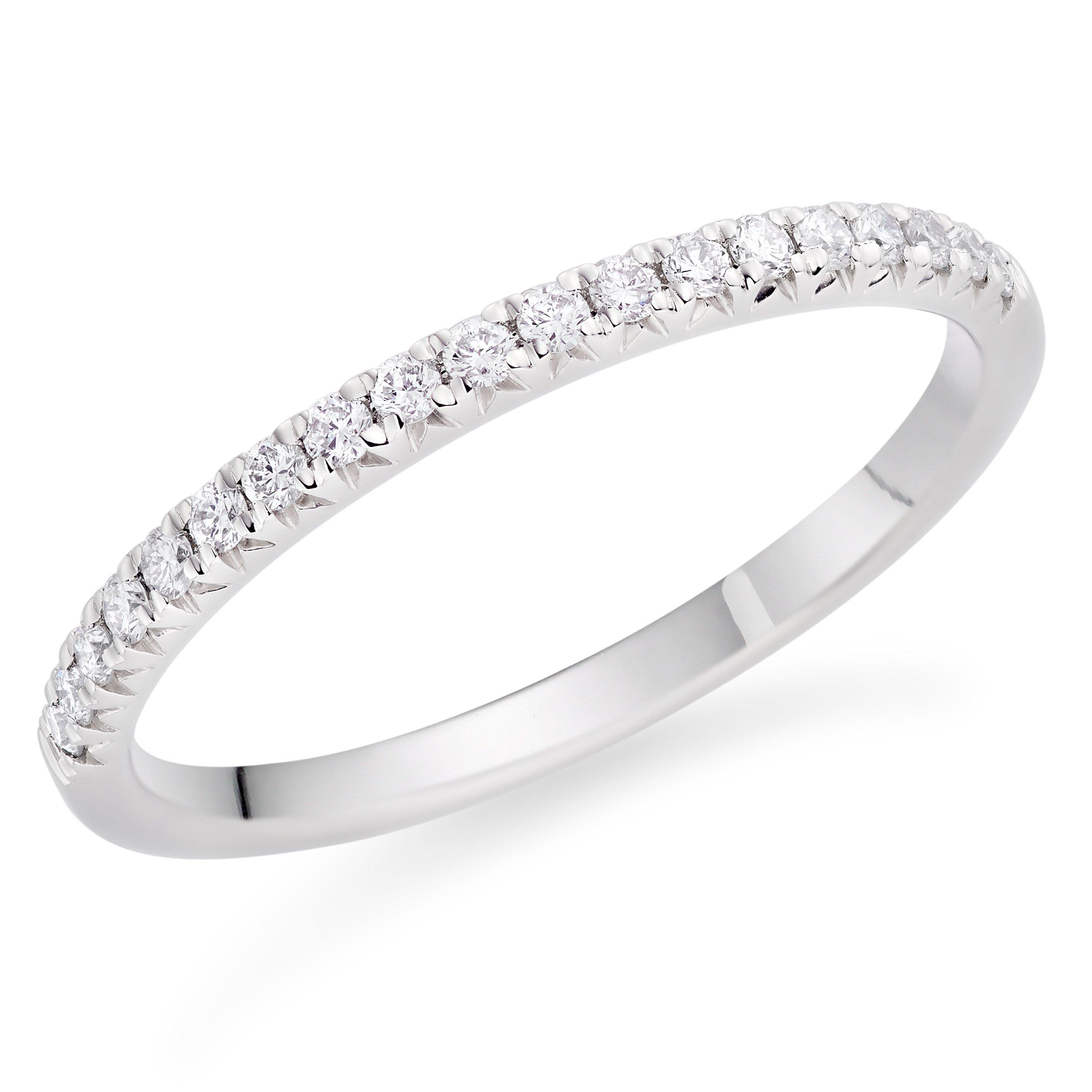 Beaverbrooks Platinum Diamond 1.5mm Wedding Ring