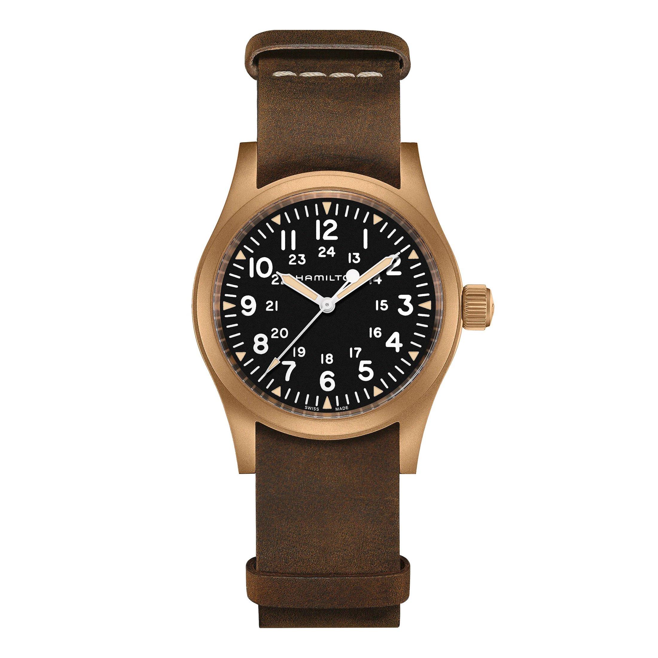 Hamilton Khaki Field 38mm Titanium Bronze Menâs Watch
