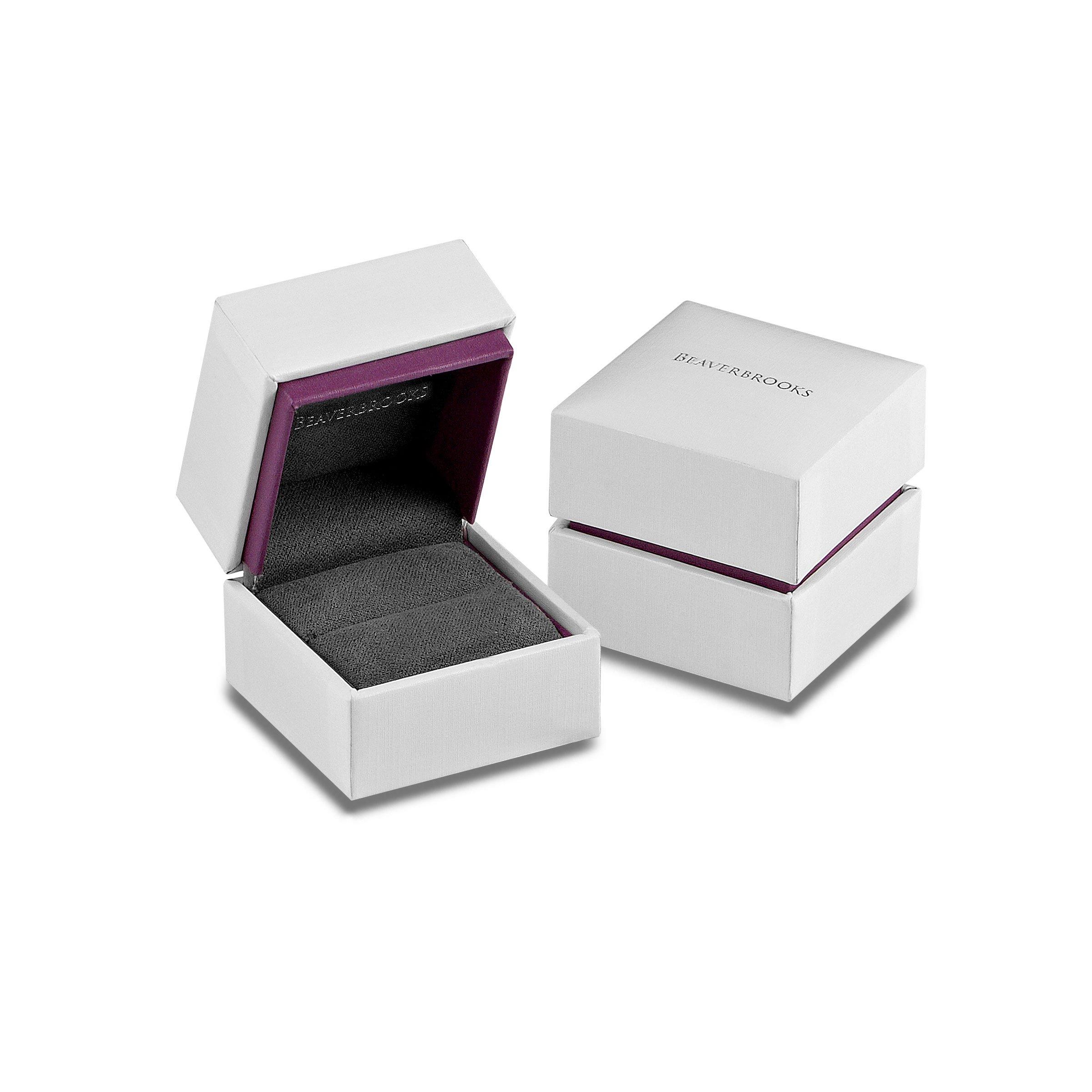 Beaverbrooks 9ct White Gold Oval Cut Cubic Zirconia Solitaire Ring 6 Beaverbrooks 9ct White Gold Oval Cut Cubic Zirconia Solitaire Ring