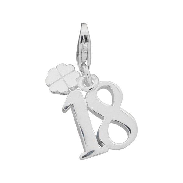 Thomas Sabo Generation Charm Club Birthday Silver Lucky 18 Charm