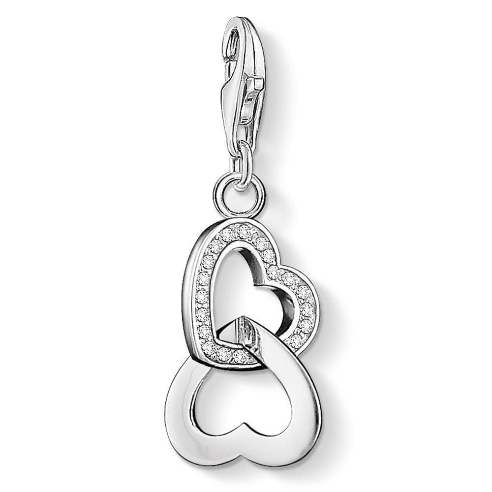 Thomas Sabo Generation Charm Club Love & Friendship Silver Hearts Charm