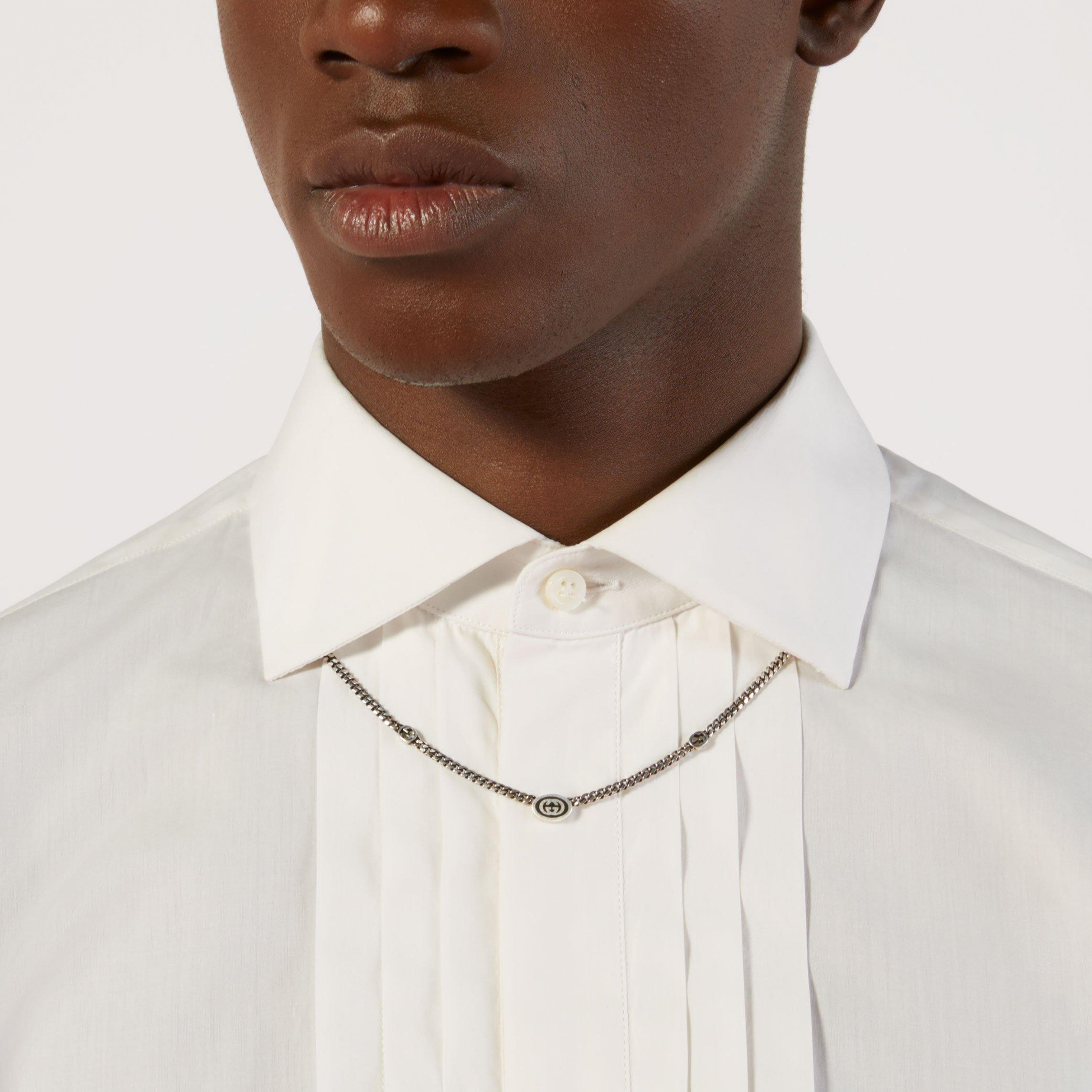 Gucci Interlocking Silver Necklace 5 Gucci Interlocking Silver Necklace