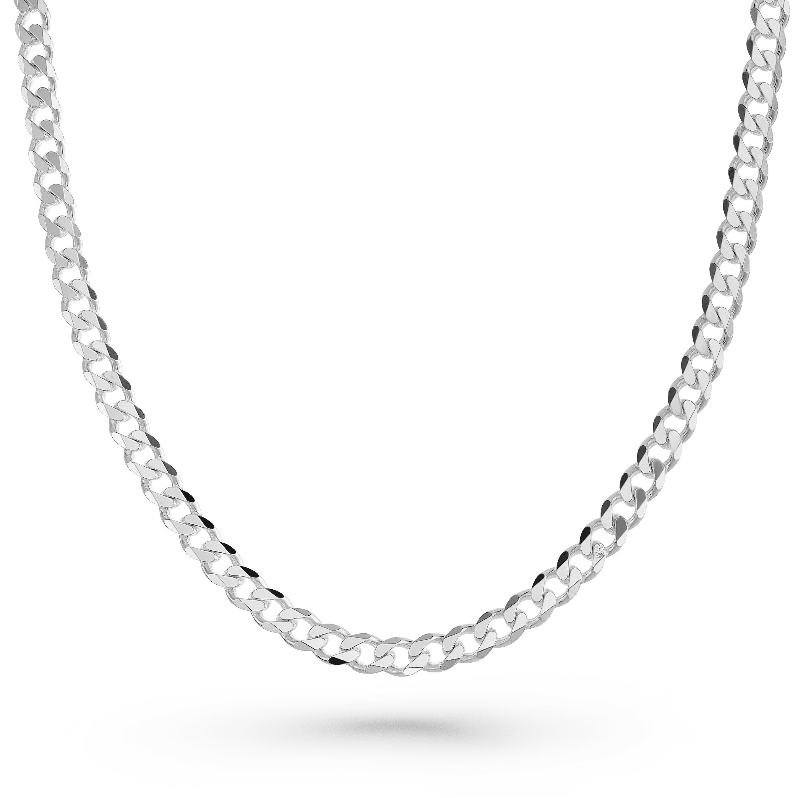 Beaverbrooks Silver Curb Chain