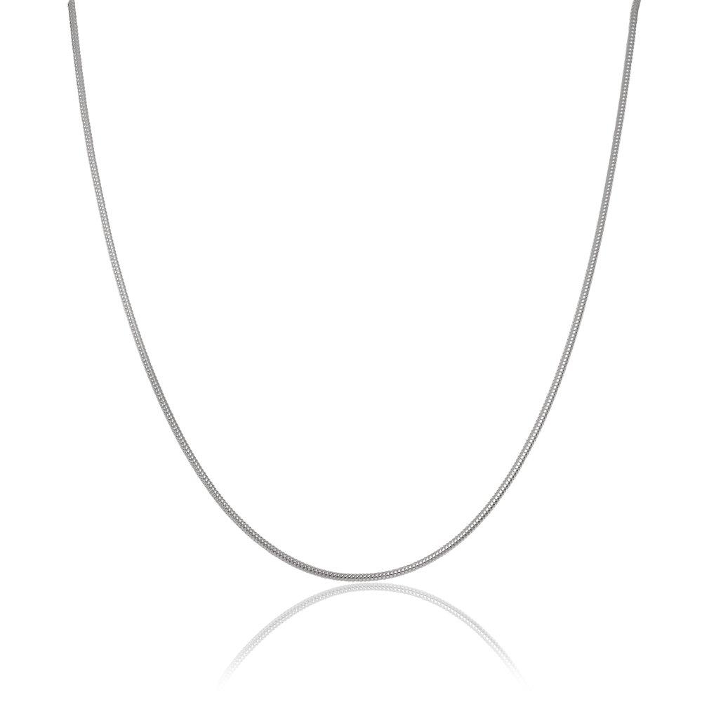 Beaverbrooks Silver Snake Chain 50cm
