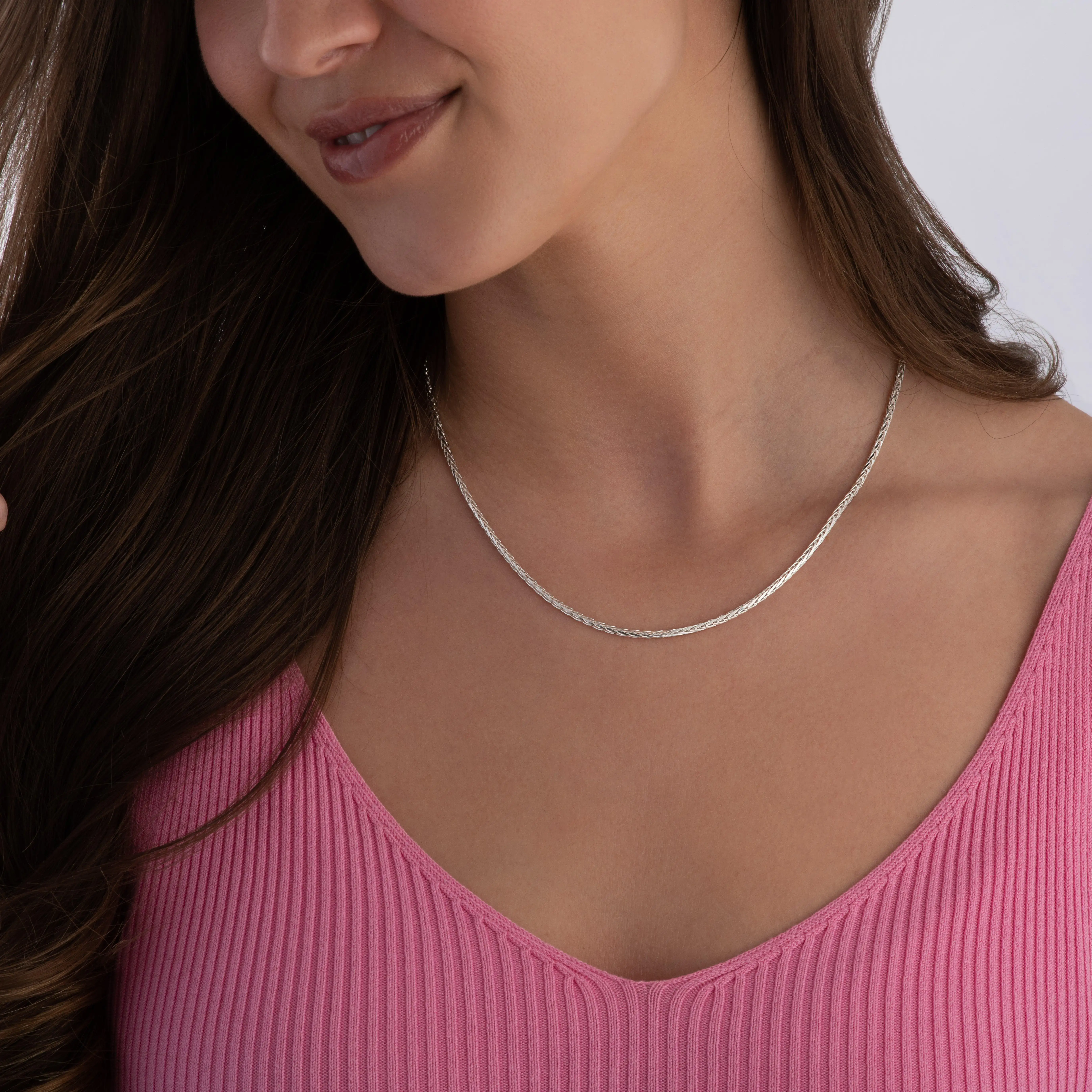 Beaverbrooks Silver Spiga Chain 3 Beaverbrooks Silver Spiga Chain