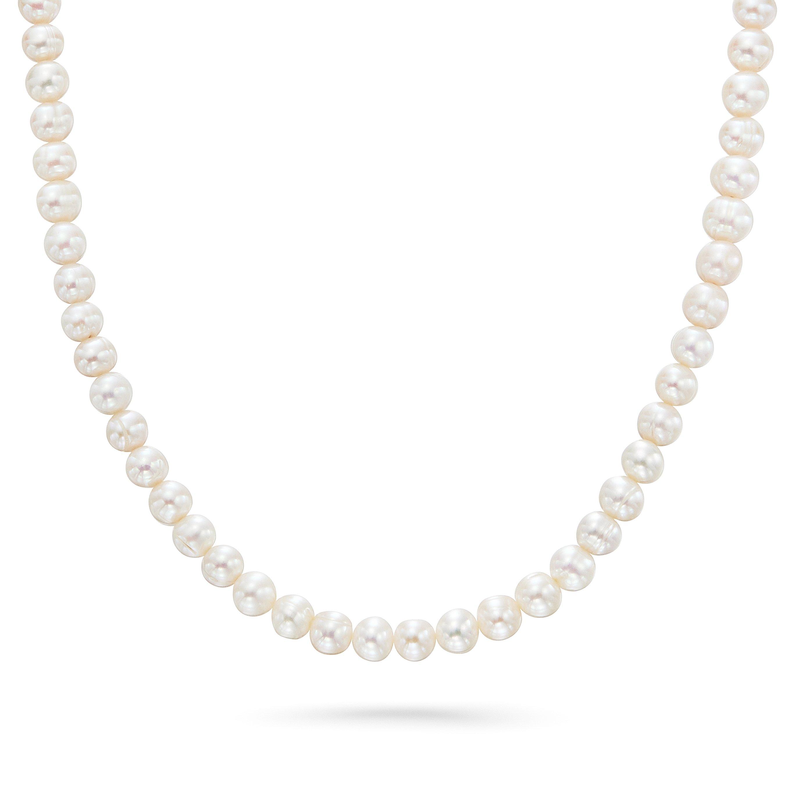 Beaverbrooks Silver Freshwater Cultured Pearl Necklace
