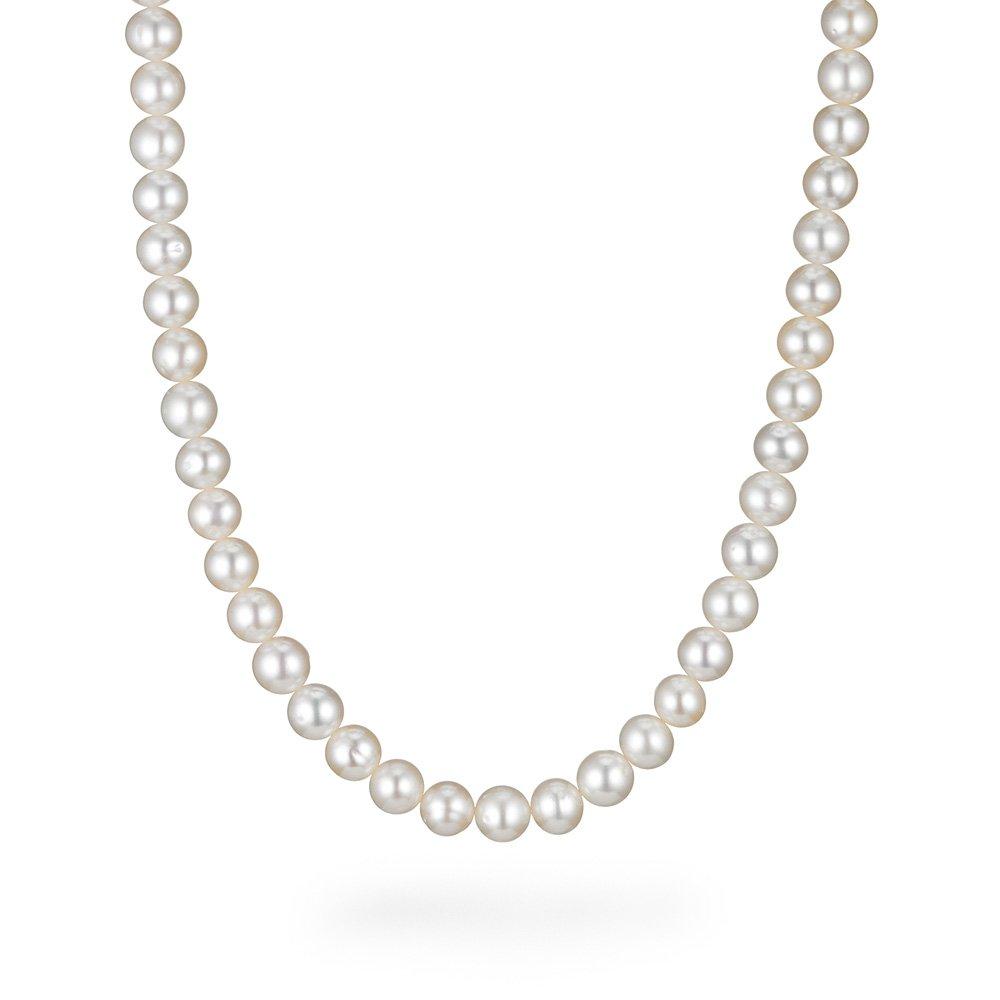 Beaverbrooks Silver Freshwater Cultured Pearl Necklace