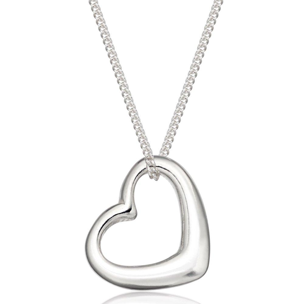 Beaverbrooks Silver Heart Pendant