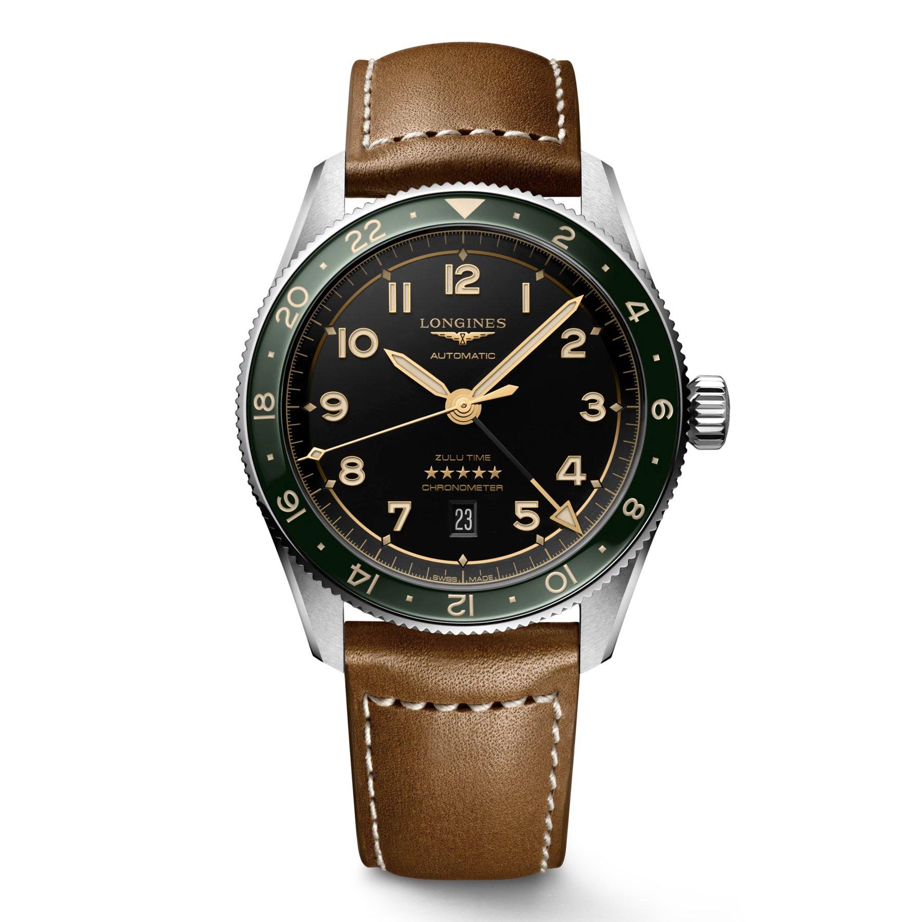 Longines Spirit Zulu Time 42mm Automatic Menâs Watch
