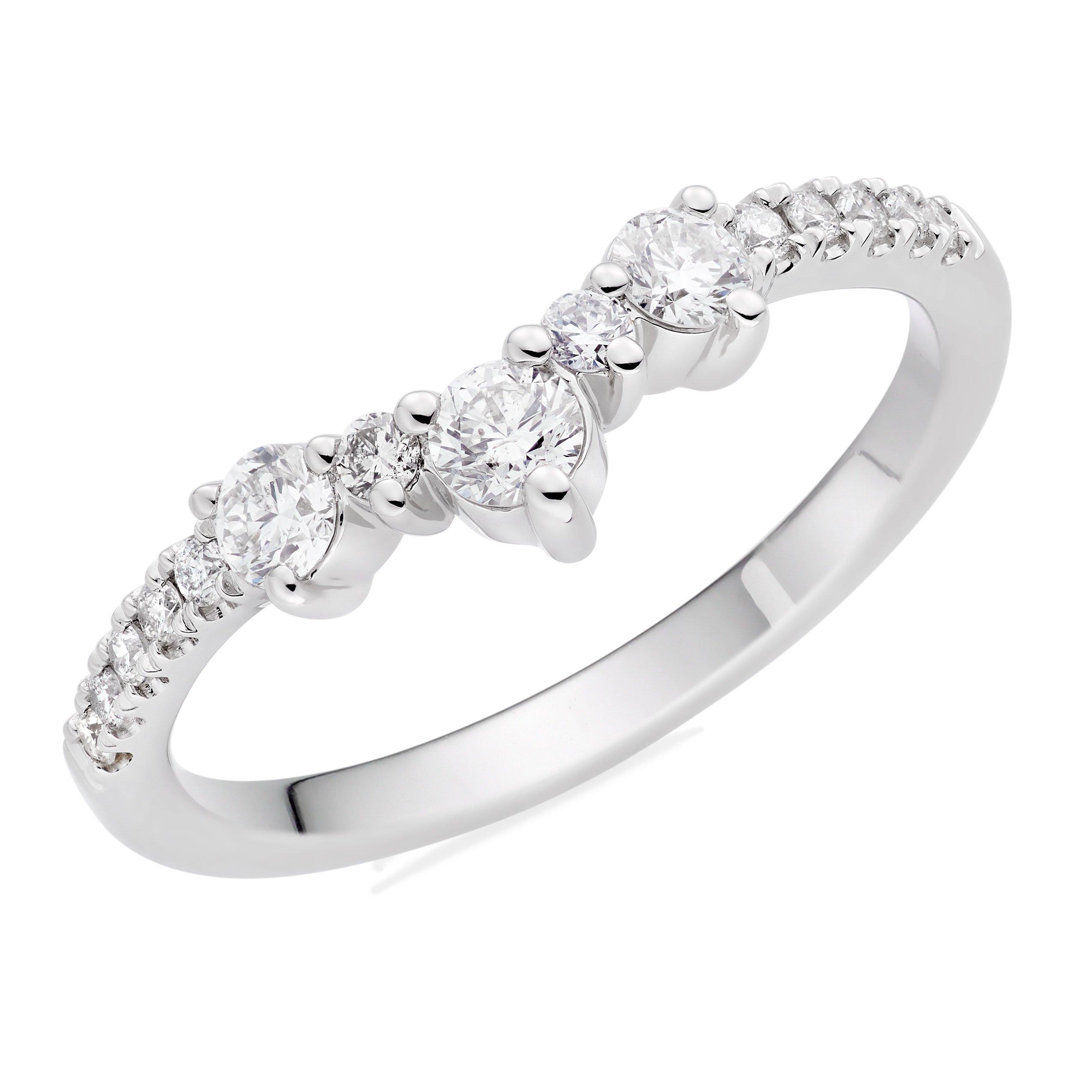 Beaverbrooks Platinum Diamond 2mm Wedding Ring