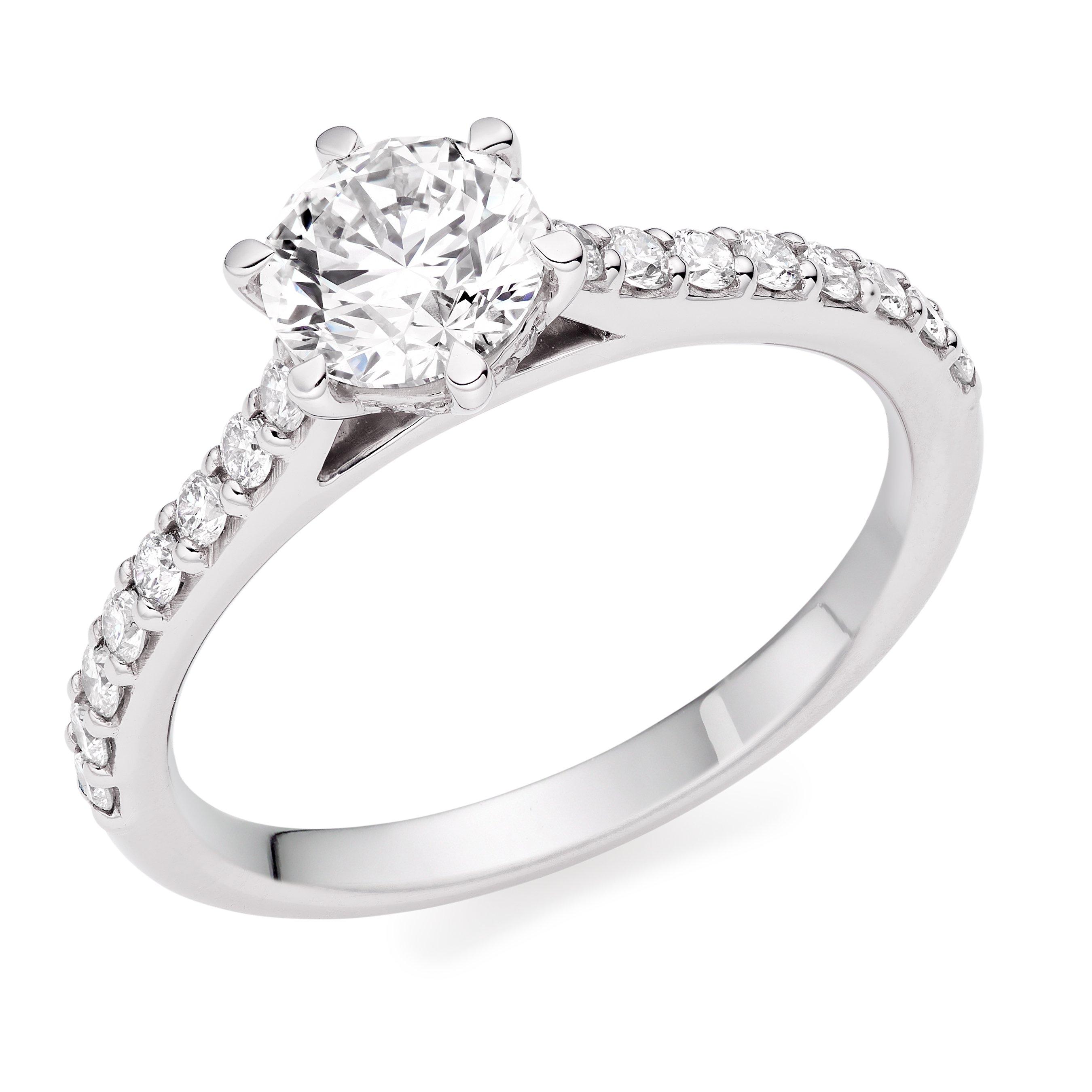 Beaverbrooks Once Platinum Diamond Ring