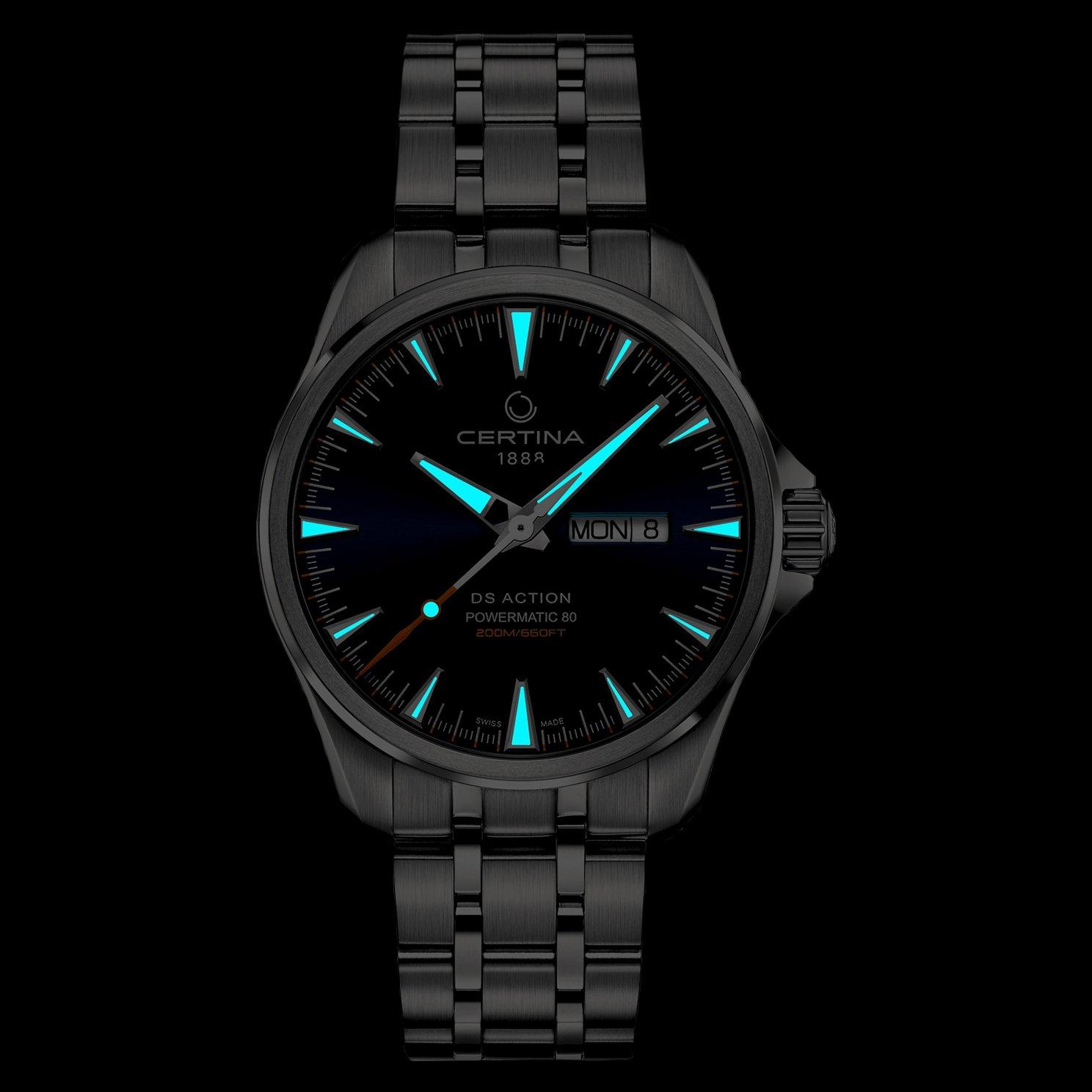 Certina DS Action Powermatic 80 41mm Automatic Menâs Watch 6 Certina DS Action Powermatic 80 41mm Automatic Menâs Watch