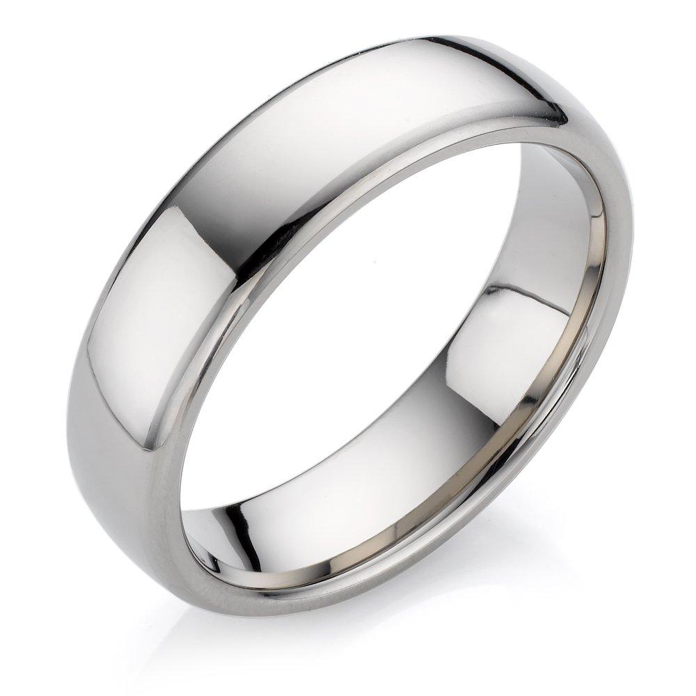 Beaverbrooks Men's Polished Titanium Ring