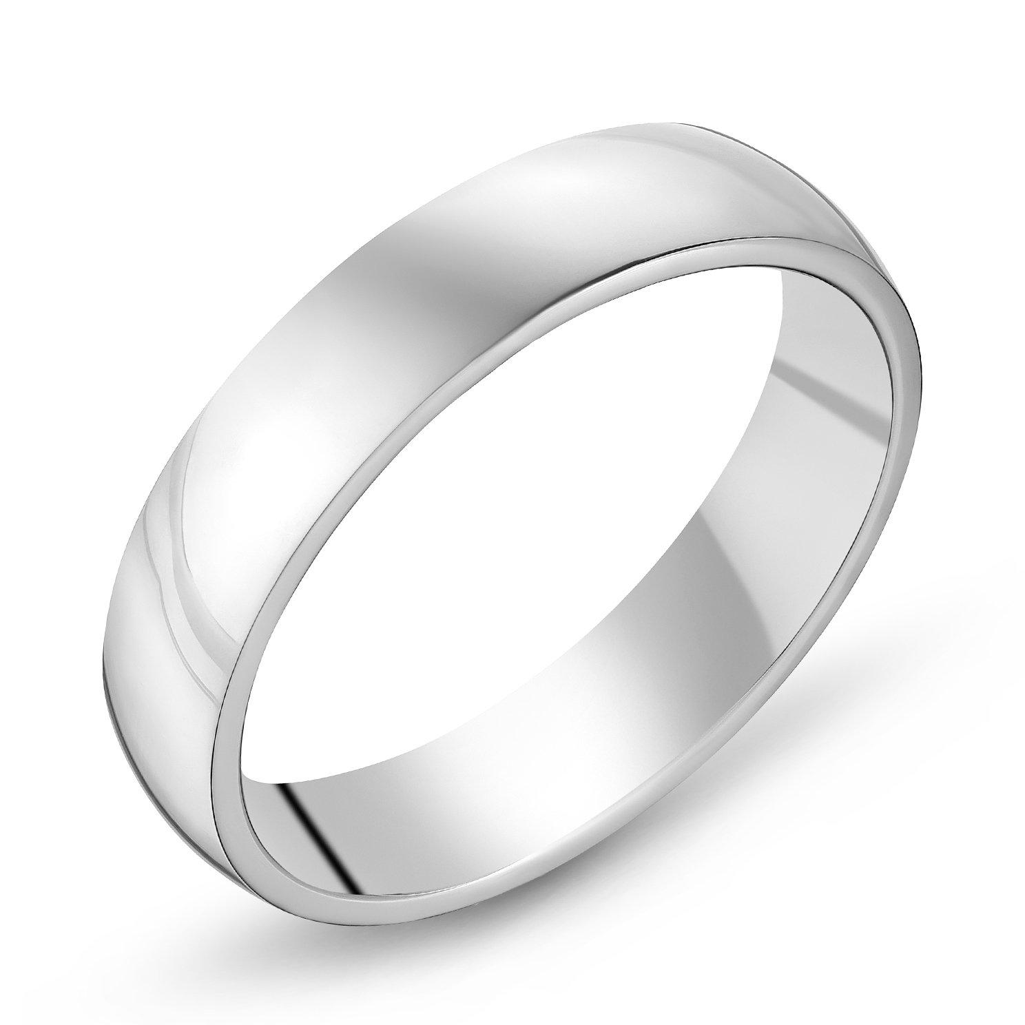 Beaverbrooks Silver 5mm Men's Ring