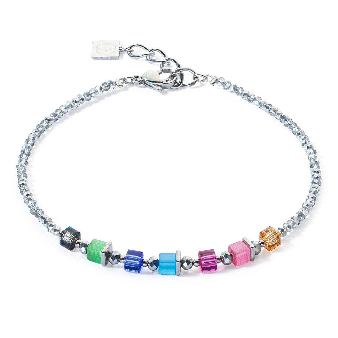 Coeur De Lion GeoCUBE Multicolour Anklet