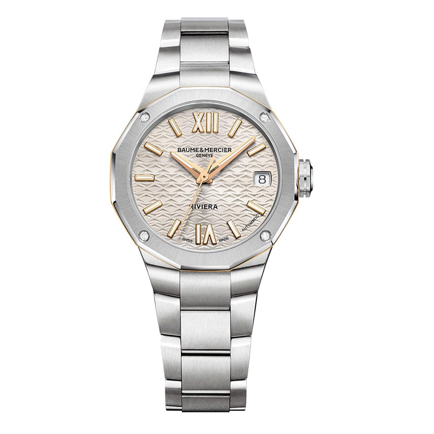Baume & Mercier Riviera 33mm Diamond Automatic Ladies Watch