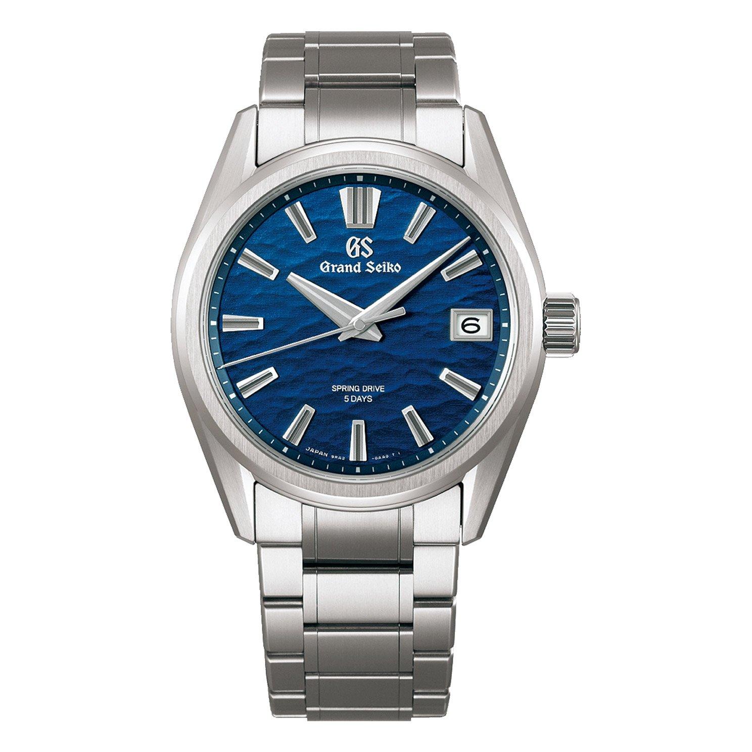Grand Seiko Evolution 9 Suwa Lake 40mm Titanium Spring Drive Automatic Menâs Watch
