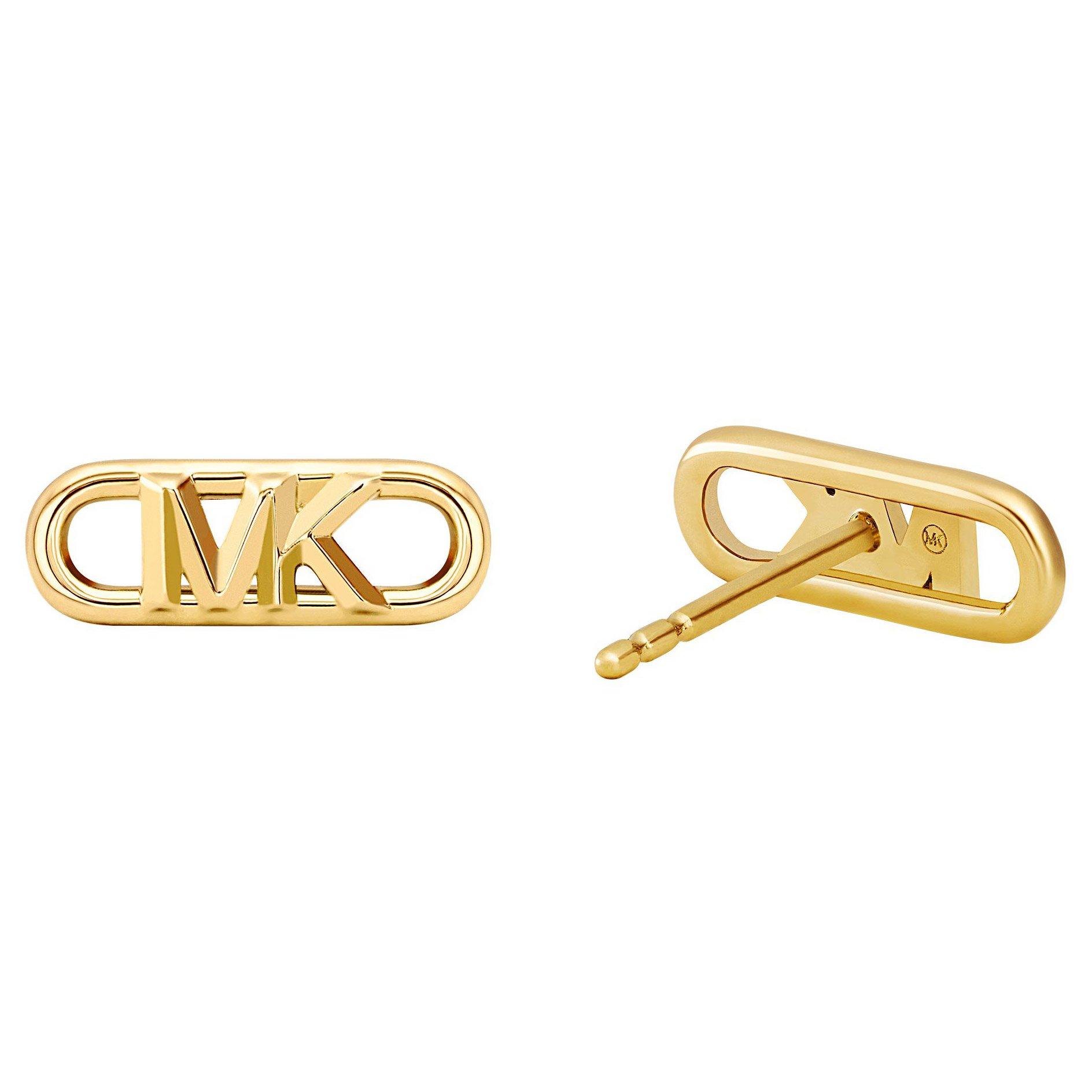 Michael Kors 14ct Yellow Gold Plated Stud Earrings 3 Michael Kors 14ct Yellow Gold Plated Stud Earrings