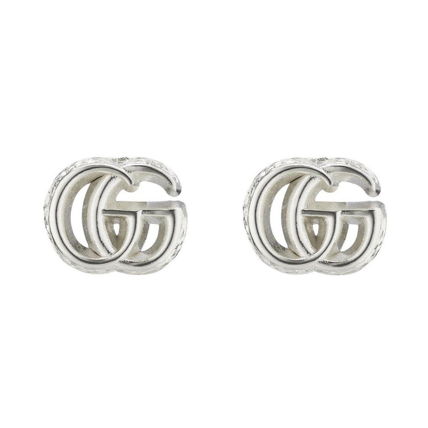 Gucci GG Marmont Silver Earrings