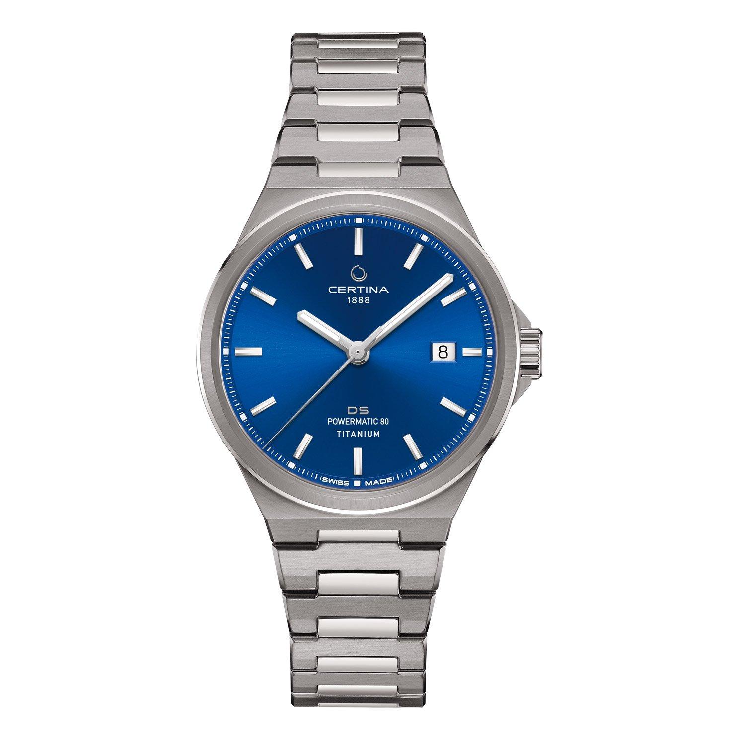 Certina DS-7 Powermatic 80 39mm Titanium Automatic Menâs Watch