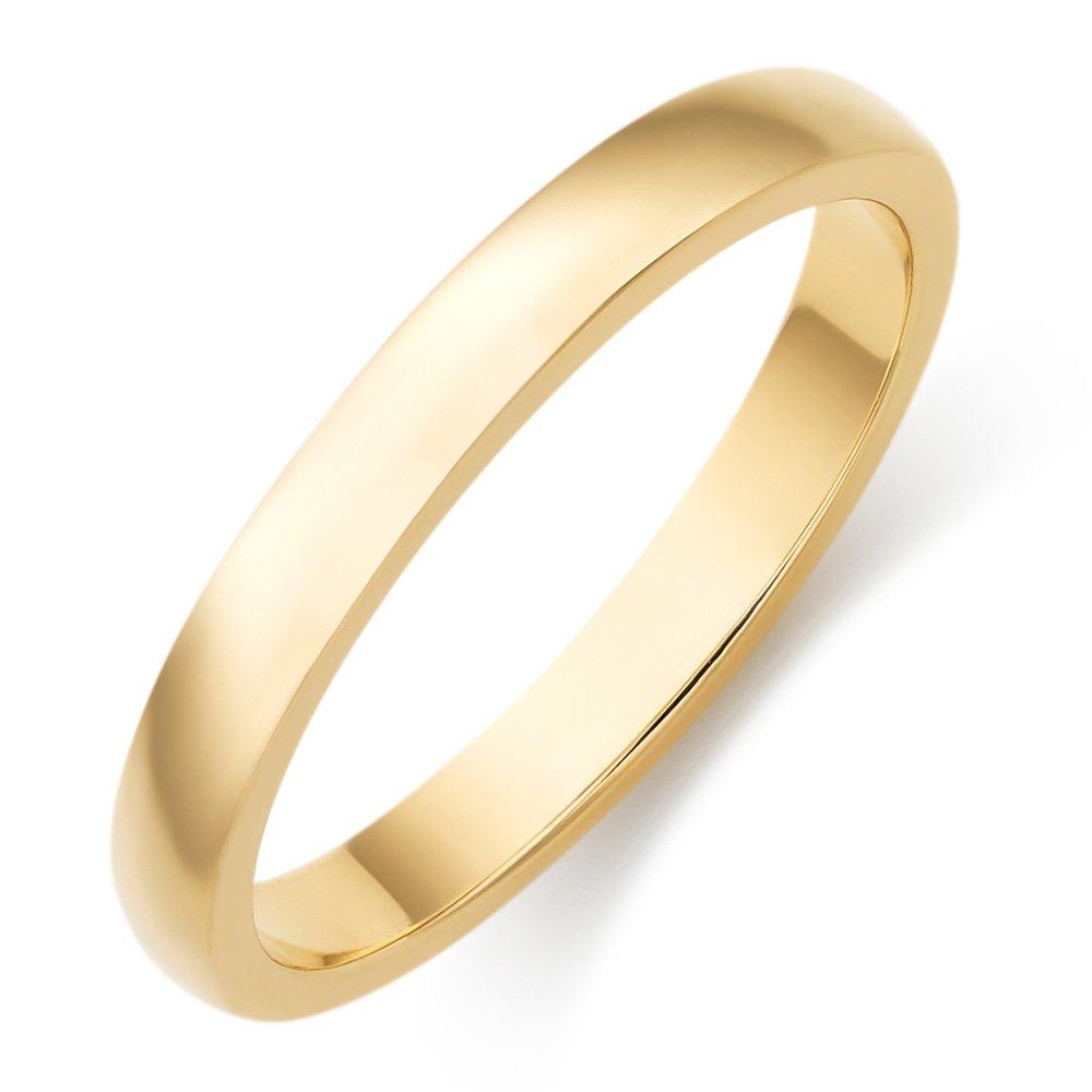 Beaverbrooks 9ct Yellow Gold 2.5mm Court Wedding Ring
