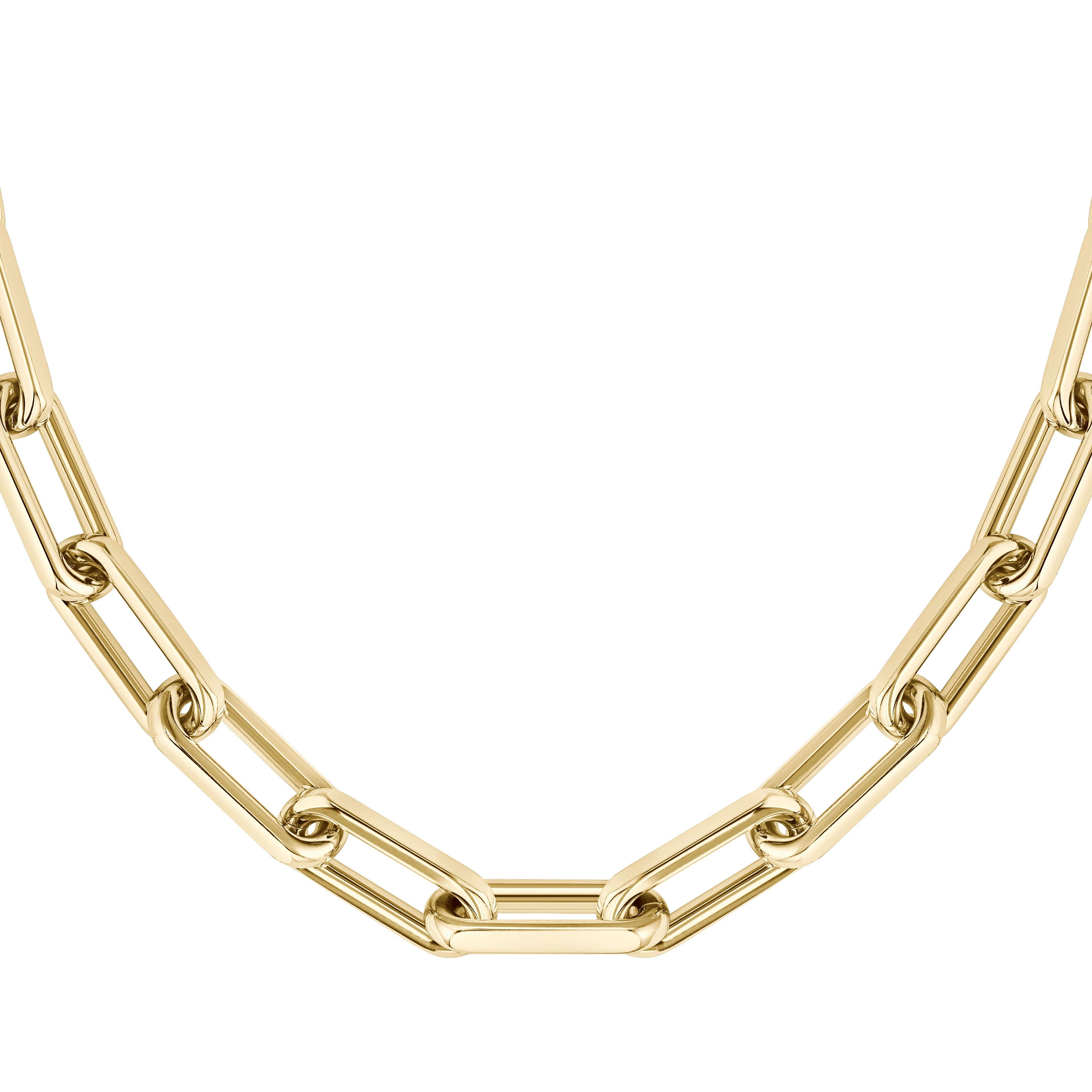 BOSS Halia Yellow Gold Plated Necklace