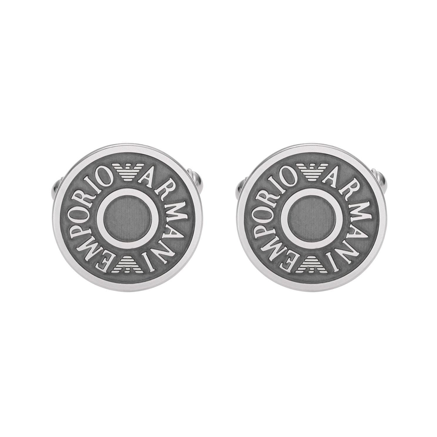 Emporio Armani Essential Stainless Steel Menâs Cufflinks